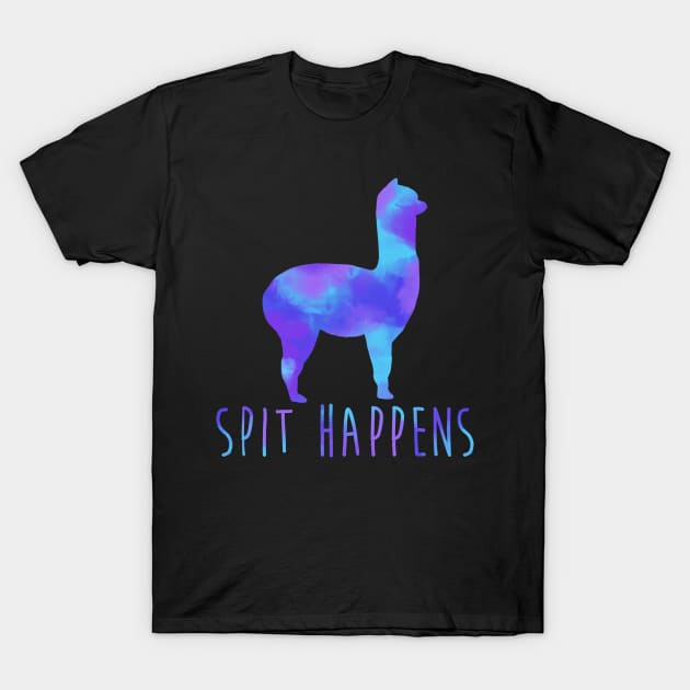 Spit Happens T-Shirt by RiaoraCreations